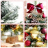 18in Small Christmas Tree With Lights Artificial Flocked