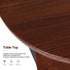 15.7 Inch Round Side Table 2 Tier Wooden End Table with Storage Shelf