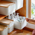 High Quality 5-Pack Lidded Plastic Storage Bins