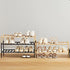 Bamboo Shoe Rack Stackable Storage Organizer Shelf