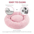 Donut Pet Bed Dish Cuddler Dog Cat Sleeping Cushion - millionsource