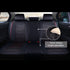 5 Seats Car Seat Covers Deluxe PU Leather Seat Cushion Full Set Cover - millionsource