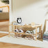 Bamboo Shoe Rack Stackable Storage Organizer Shelf