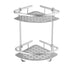 Bathroom Triangular Wall Shelf Holder, 2-Layer