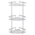Bathroom Triangular Wall Shelf Holder, 3-Layer