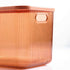 Side of Clear Plastic Storage Bin Container w/ Lid, 5Pcs