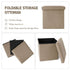Collapsible Folding Storage Stool Footrest Bin - millionsource