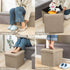 Collapsible Folding Storage Stool Footrest Bin - millionsource