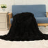 Faux Fur Throw Blanket Plush Fleece Shaggy Sherpa Cover