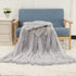 Faux Fur Throw Blanket Plush Fleece Shaggy Sherpa Cover
