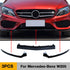 Front Bumper Lip Spoiler Splitter Shinny Trim Decor for Benz W205 C Class - millionsource