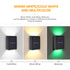 Outdoor Solar LED Deck Lights Patio Pathway Fence Lamp, 2Pcs
