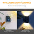 Outdoor Solar LED Deck Lights Patio Pathway Fence Lamp, 2Pcs