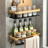 Usage of Punch-free Bathroom Wall Mounted Shelf