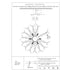 Sputnik Chandelier Fireworks Pendant Light Crystal Ceiling Light Fixture