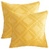 Tassel Cotton Linen Throw Pillow Case Tufted Cushion Cover, 2 Pcs - millionsource