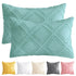 Tassel Cotton Linen Throw Pillow Case Tufted Cushion Cover, 2 Pcs - millionsource
