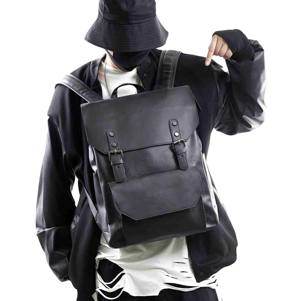 Usage of Vintage Faux Leather Backpack