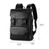 Black Vintage Faux Leather Backpack