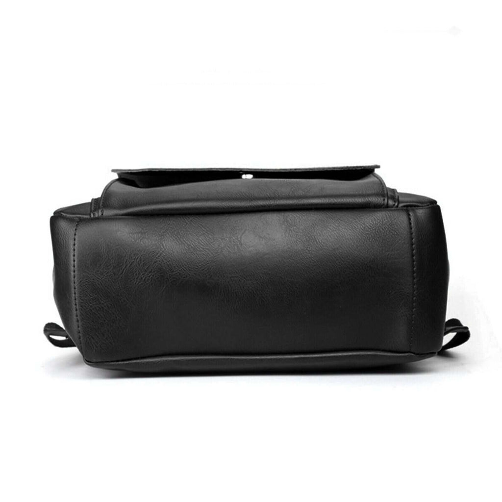 Bottom of Vintage Faux Leather Backpack