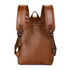 Back of Vintage Faux Leather Backpack