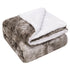 Warm Thicken Fluffy Reversible Faux Fur Throw Blanket