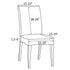 Waterproof PU Leather Dining Chair Covers Protector