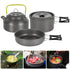 Camping Cookware Set Outdoor Cooking Equipment - millionsource