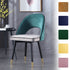 Luxury Modern Velvet Dining Chairs with Padded Cushion - millionsource