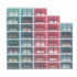 12Pcs Foldable Shoe Storage Box Rack Stackable Closet Drawer Organizer
