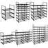 3/5/8 Tiers Shoe Rack Organizer Detachable Storage Shelf