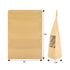 50Pack Kraft Paper Stand Up Food Bag w/ Clear Window
