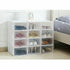 12Pcs Foldable Shoe Storage Box Rack Stackable Closet Drawer Organizer