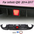 Carbon Fiber Rear Bumper Lip Diffuser Splitter Fit Infiniti Q50 14-17 - millionsource