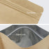 50Pcs Kraft Stand Up Bag Reusable Sealing Food Storage Pouch