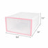 12Pcs Foldable Shoe Storage Box Rack Stackable Closet Drawer Organizer