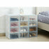 12Pcs Foldable Shoe Storage Box Rack Stackable Closet Drawer Organizer