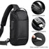 Anti Theft Sling Bag Chest Bag Crossbody Backpack w/ USB Charge Port