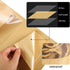 50Pack Kraft Paper Stand Up Food Bag w/ Clear Window