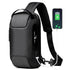 Anti Theft Sling Bag Chest Bag Crossbody Backpack w/ USB Charge Port