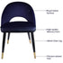 Luxury Modern Velvet Dining Chairs with Padded Cushion - millionsource