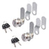 2 Pack 25mm 1" Cylinder Cam Lock Set
