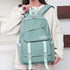 Canvas Girls School Backpack Students Book Bag
