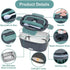 1.5L Portable Electric Lunch Box Food Warmer Office Heater - millionsource