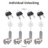 2 Pack 25mm 1" Cylinder Cam Lock Set