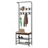Entryway Coat Rack Hall Tree Shoe Bench Stand Storage Rack