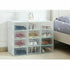 12Pcs Foldable Shoe Storage Box Rack Stackable Closet Drawer Organizer