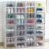 12Pcs Foldable Shoe Storage Box Rack Stackable Closet Drawer Organizer