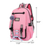 Size of Anti-theft Girls USB Charging Backpack Travel School Bag