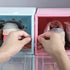 12Pcs Foldable Shoe Storage Box Rack Stackable Closet Drawer Organizer